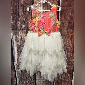 American Princess Girls Formal Floral Dress